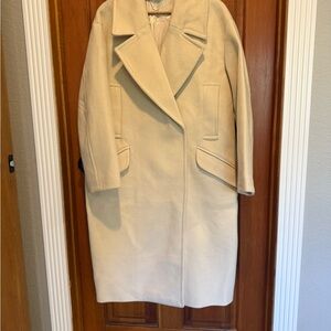 Zara Off-White Outerwear